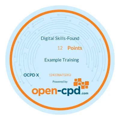 An Open CPD digital badge design