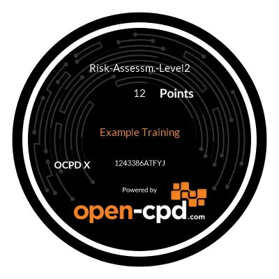 An Open CPD digital badge design