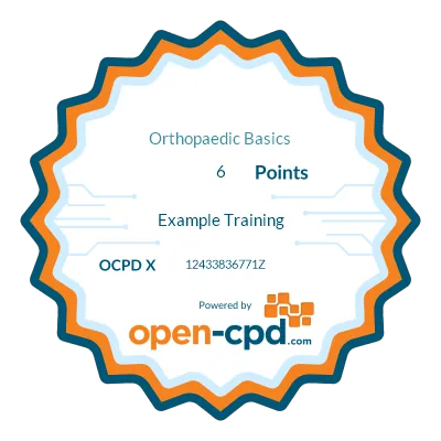 An Open CPD digital badge design